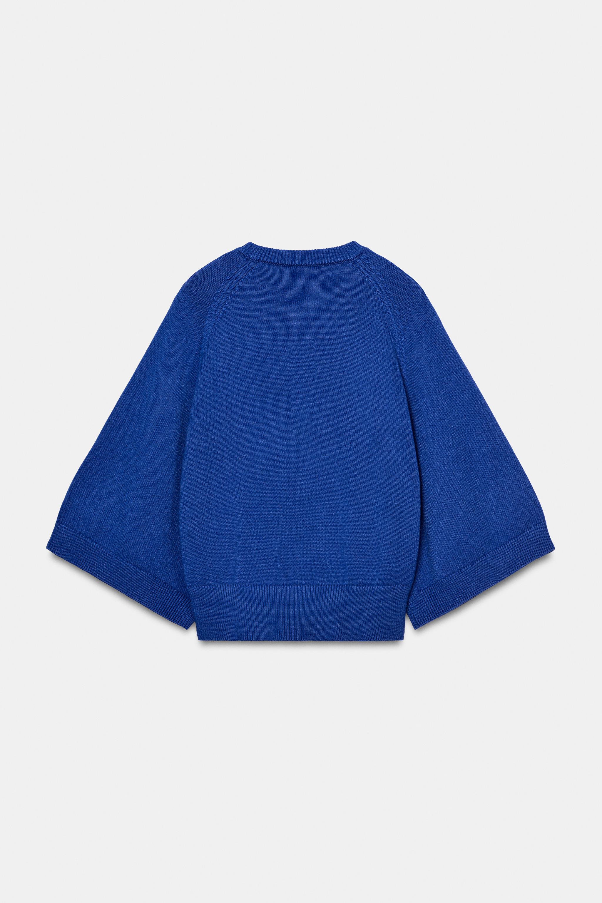 PULL EN MAILLE À MANCHES LARGES
